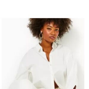 Lilly Pulitzer White Blouse